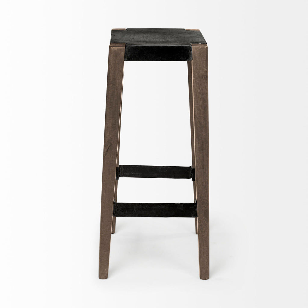 Mercana Nell 18" x 14" x 30" Solid Wood Stool