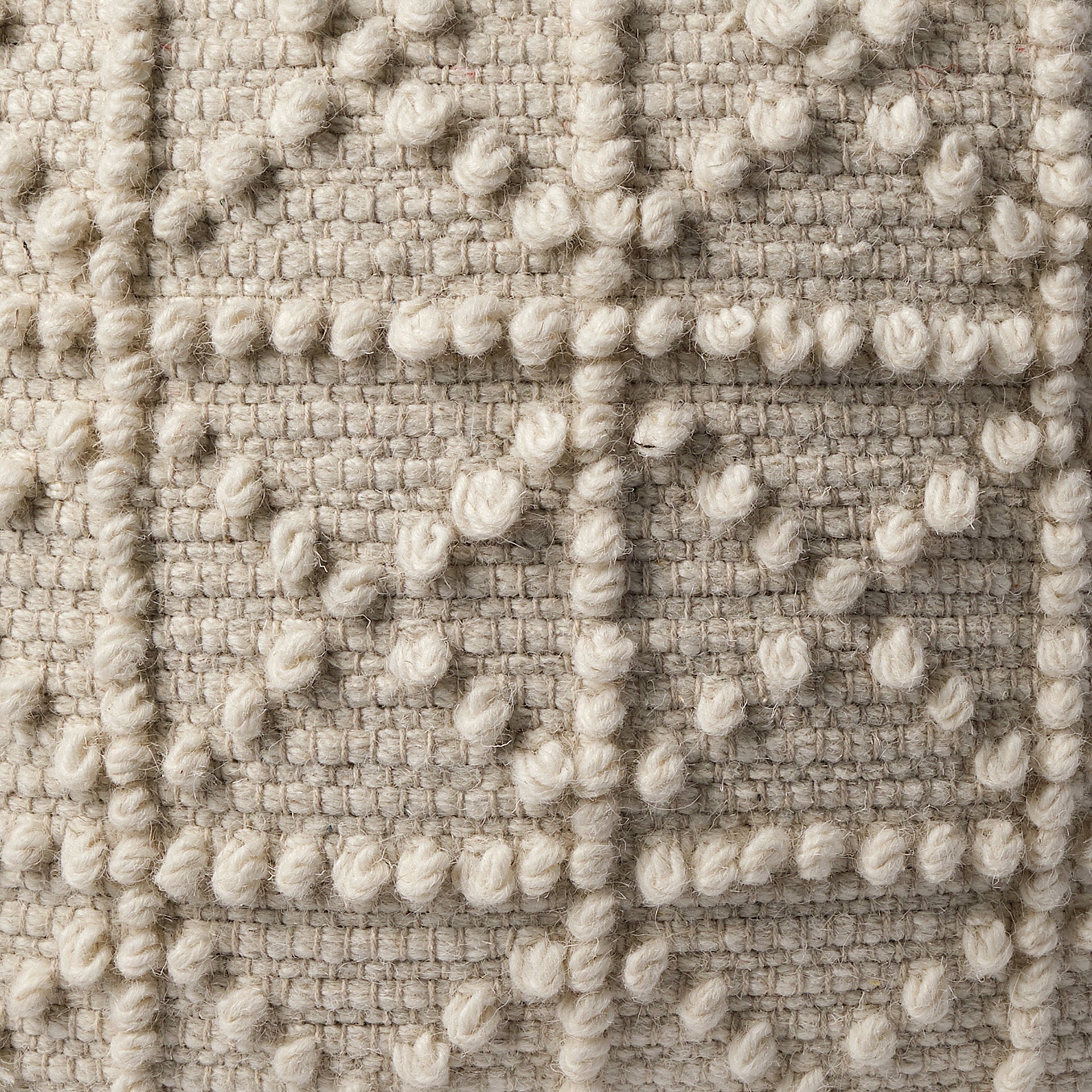 Mercana Leroy 17.7" x 17.7" x 17.7" Wool Pouf