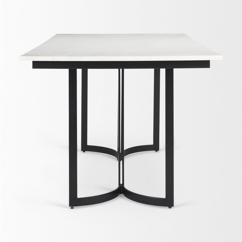 Mercana Tanner 71" x 35" x 30" Metal Dining Table