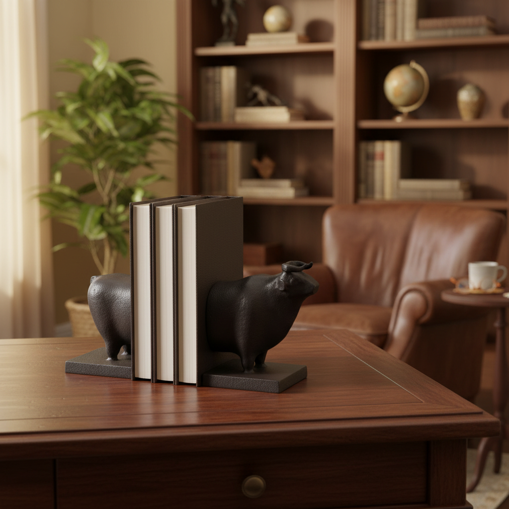 Mercana Taurus 9" x 4.3" x 6.8" Bookend