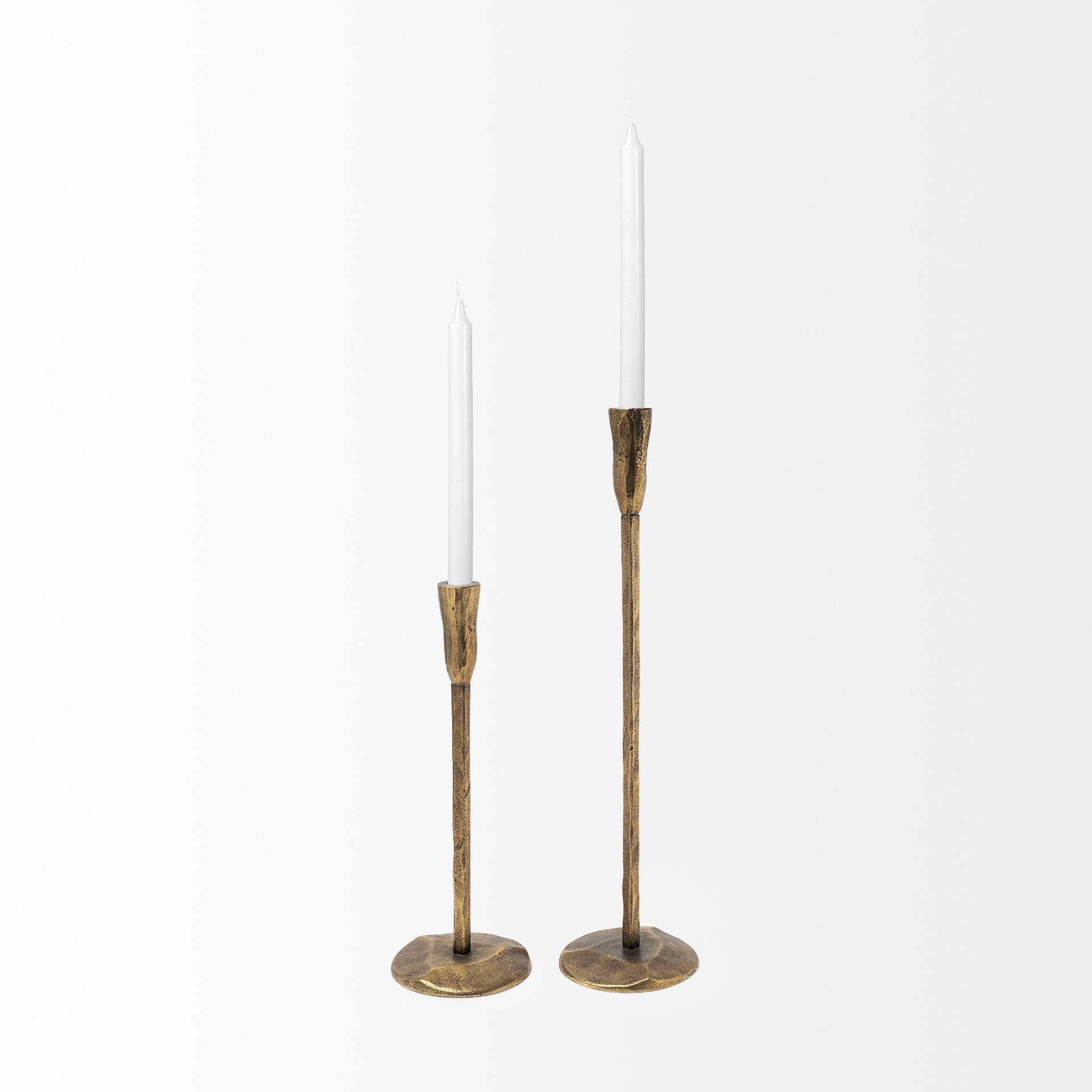 Mercana Levit 5" x 5" x 20" Metal Candle Holder