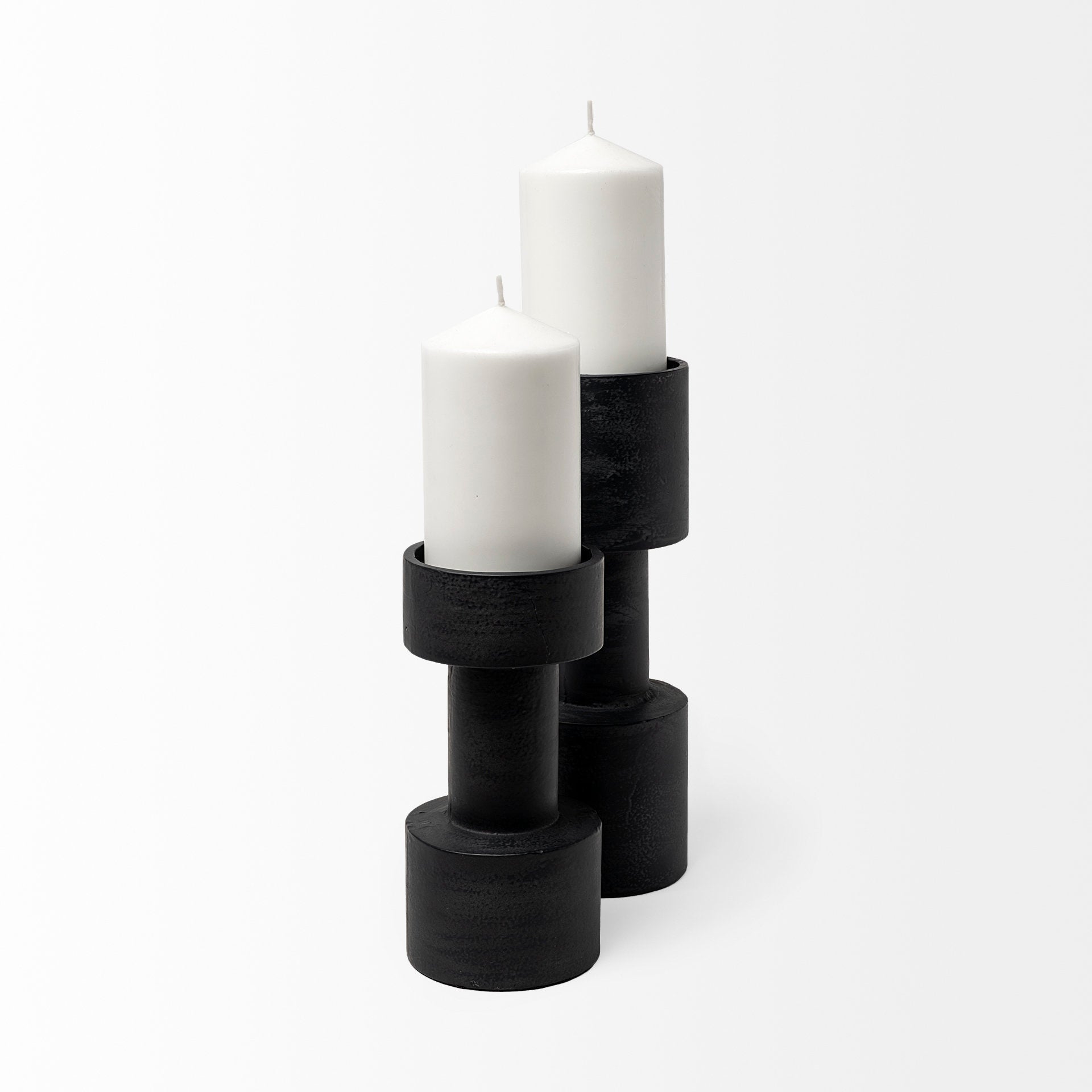 Mercana Bolton 3.9" x 3.9" x 10.6" Metal Candle Holder