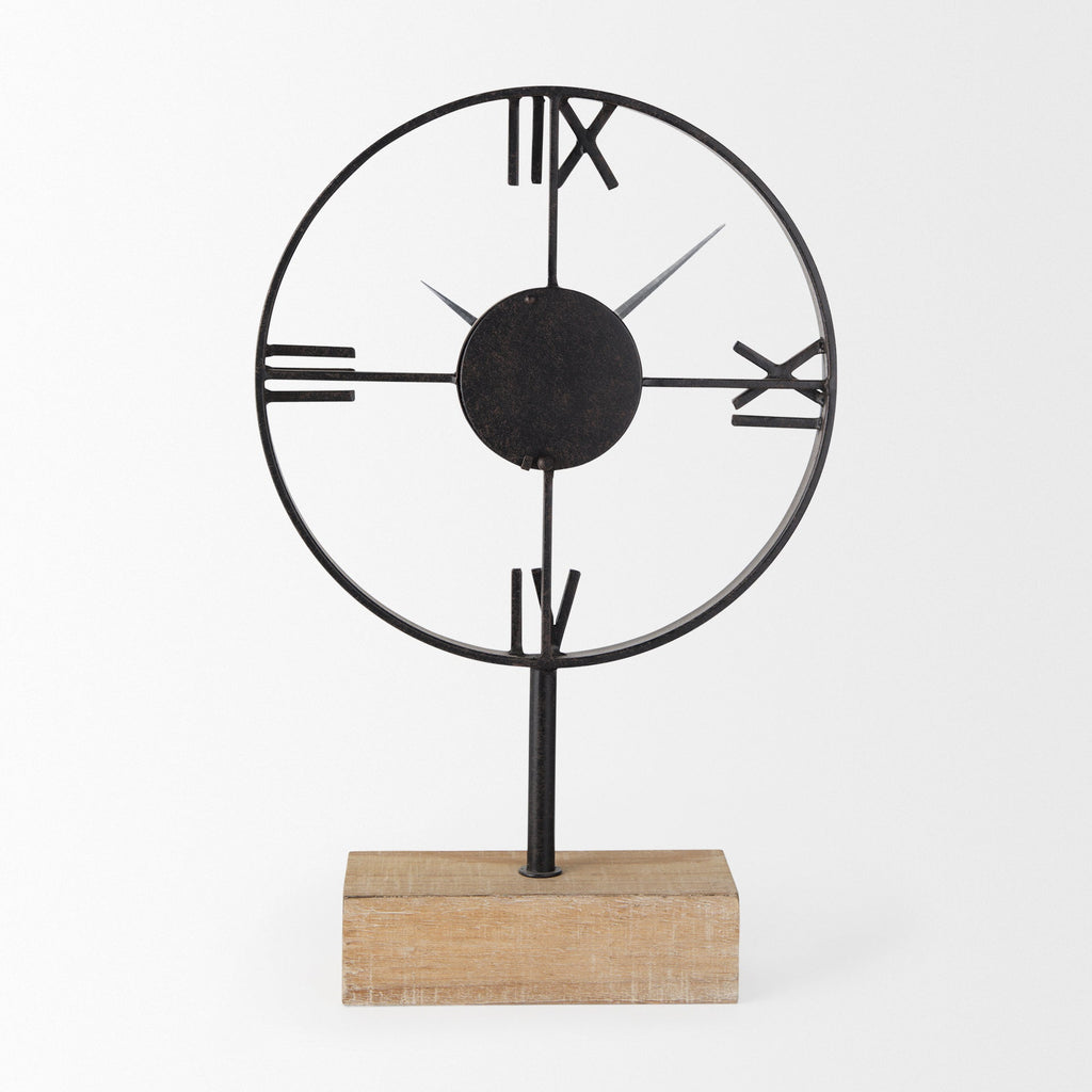 Mercana Oris 11.4" x 3.1" x 17.7" Table Clock