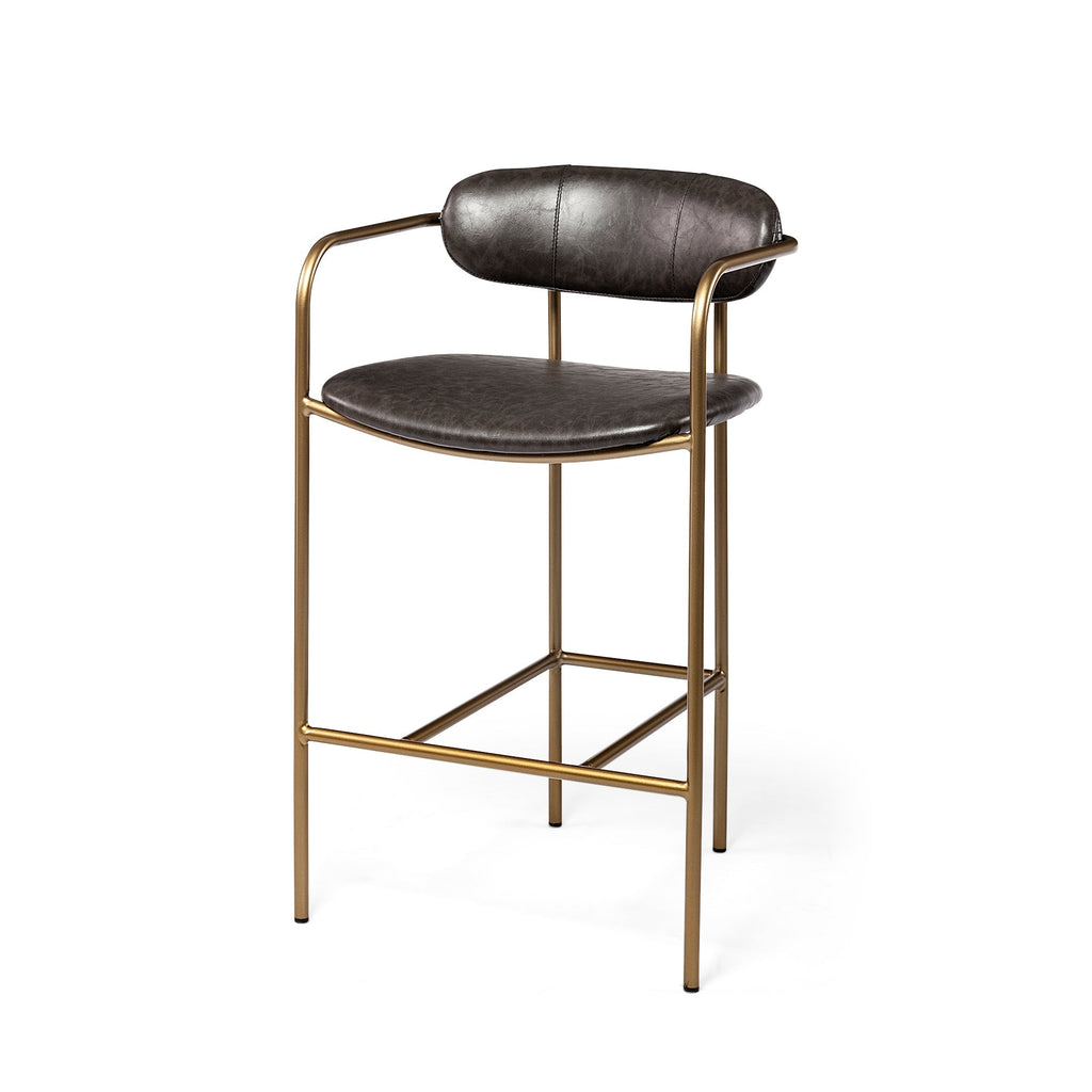 Mercana Parker 21.3" x 20.9" x 36" Metal Stool