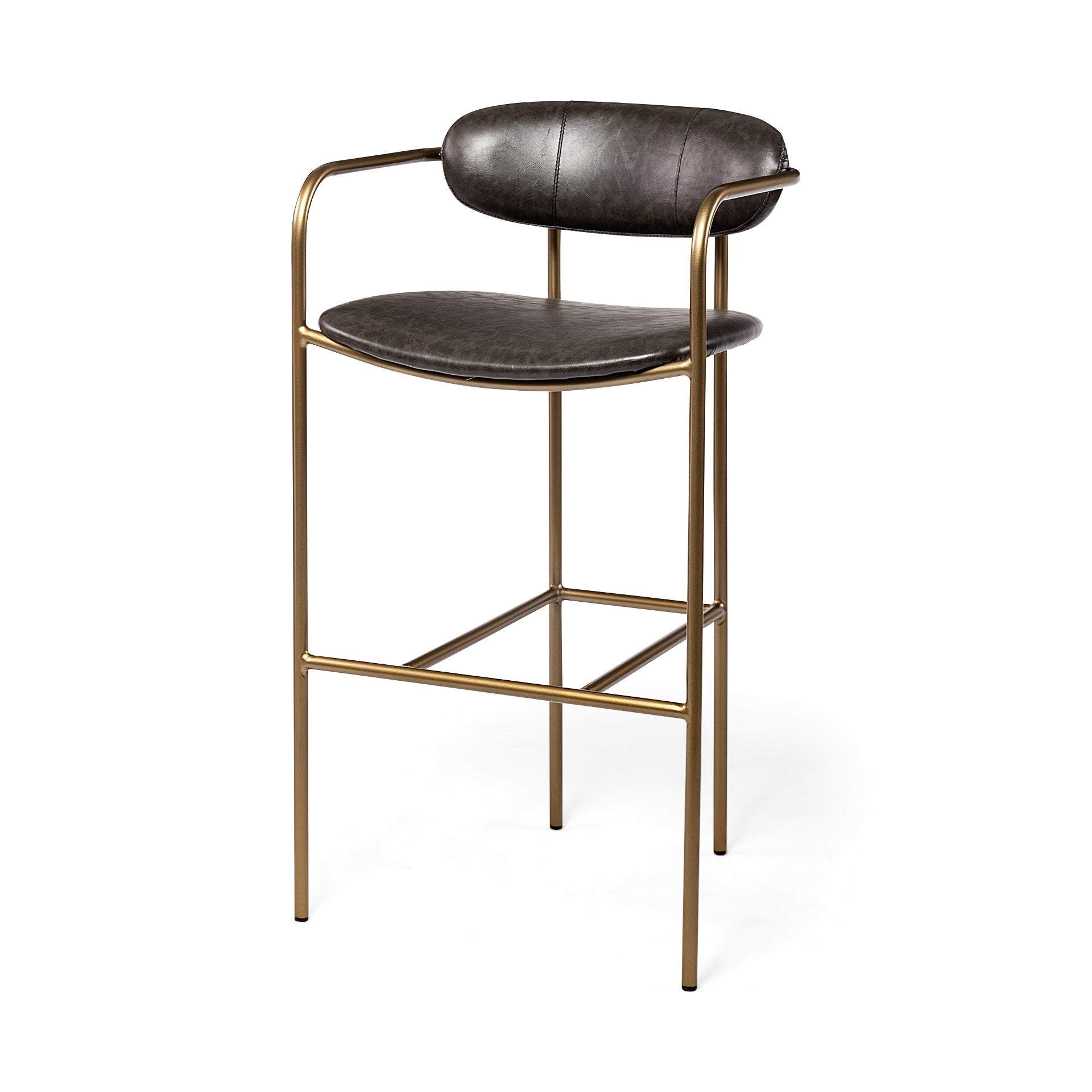 Mercana Parker 21.3" x 20.9" x 40" Metal Stool