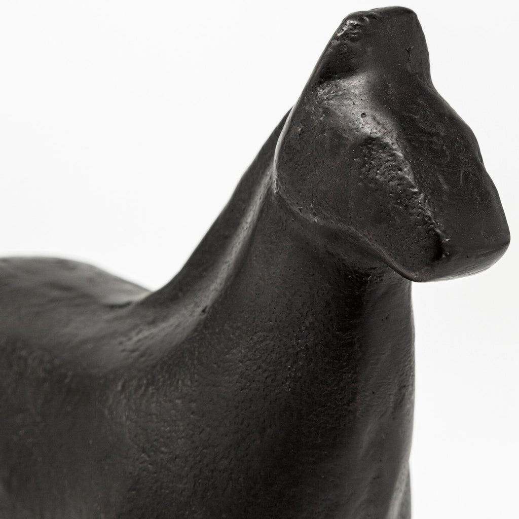 Mercana Sphynx 7" x 2.3" x 6" Metal Decorative Object