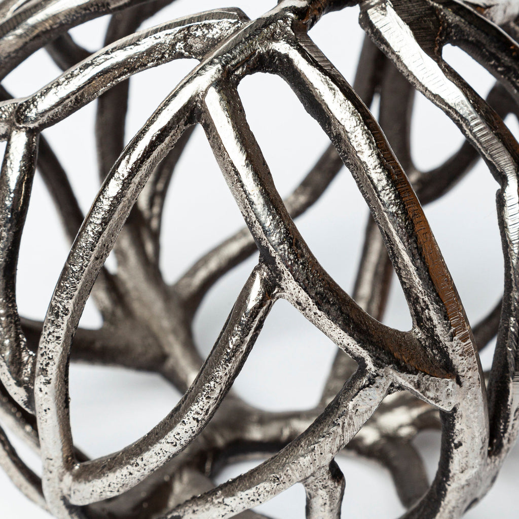 Mercana Sphaira 7" x 7" x 7" Metal Decorative Object