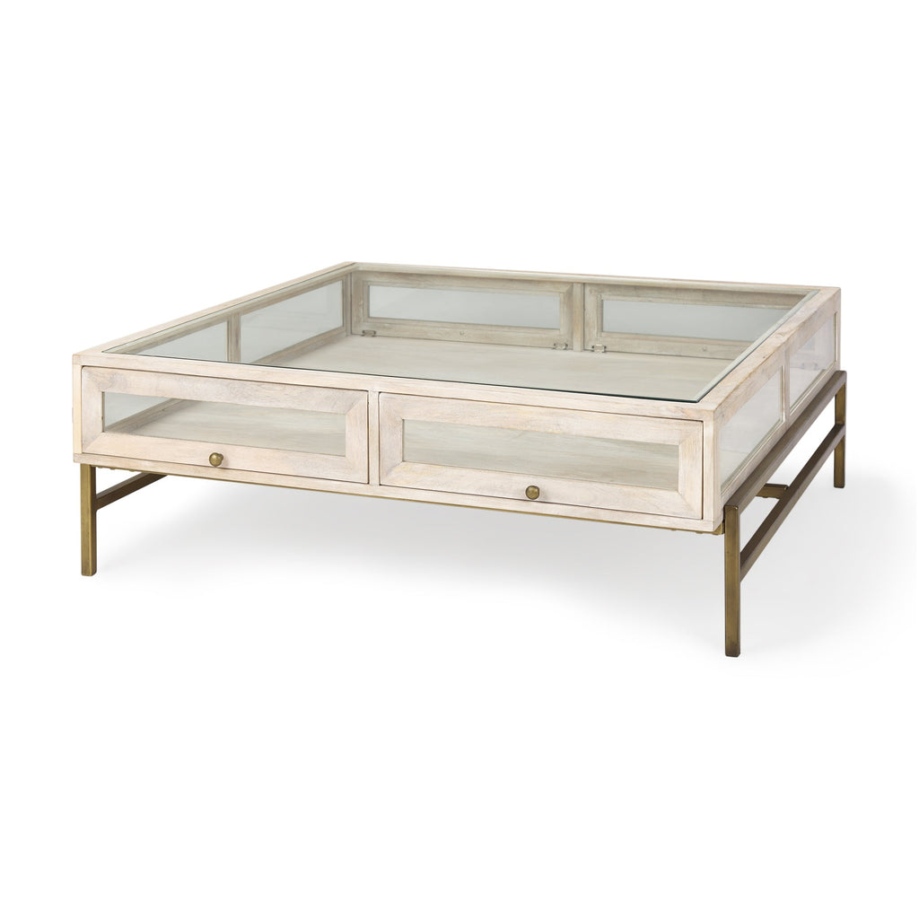 Mercana Arelius 43.5" x 43.5" x 15" Coffee Table