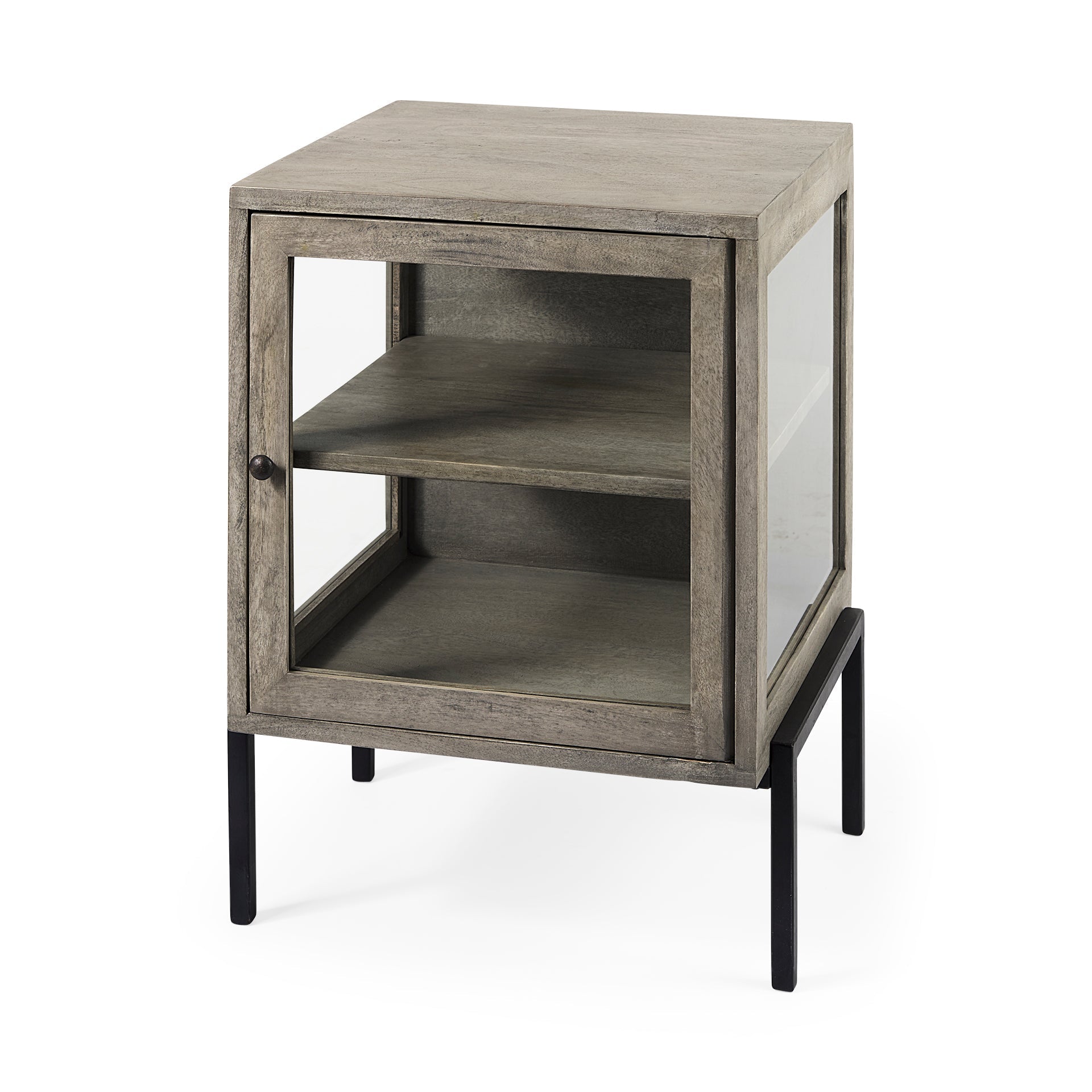 Mercana Arelius 20" x 18.8" x 26" Solid Wood Side Table