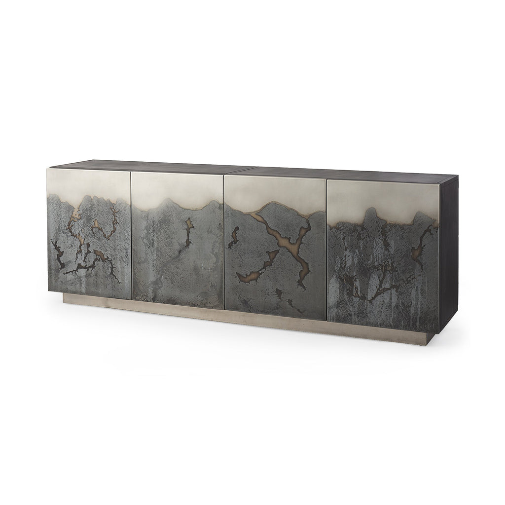 Mercana Roxdale 82" x 18" x 29" Iron Sideboard