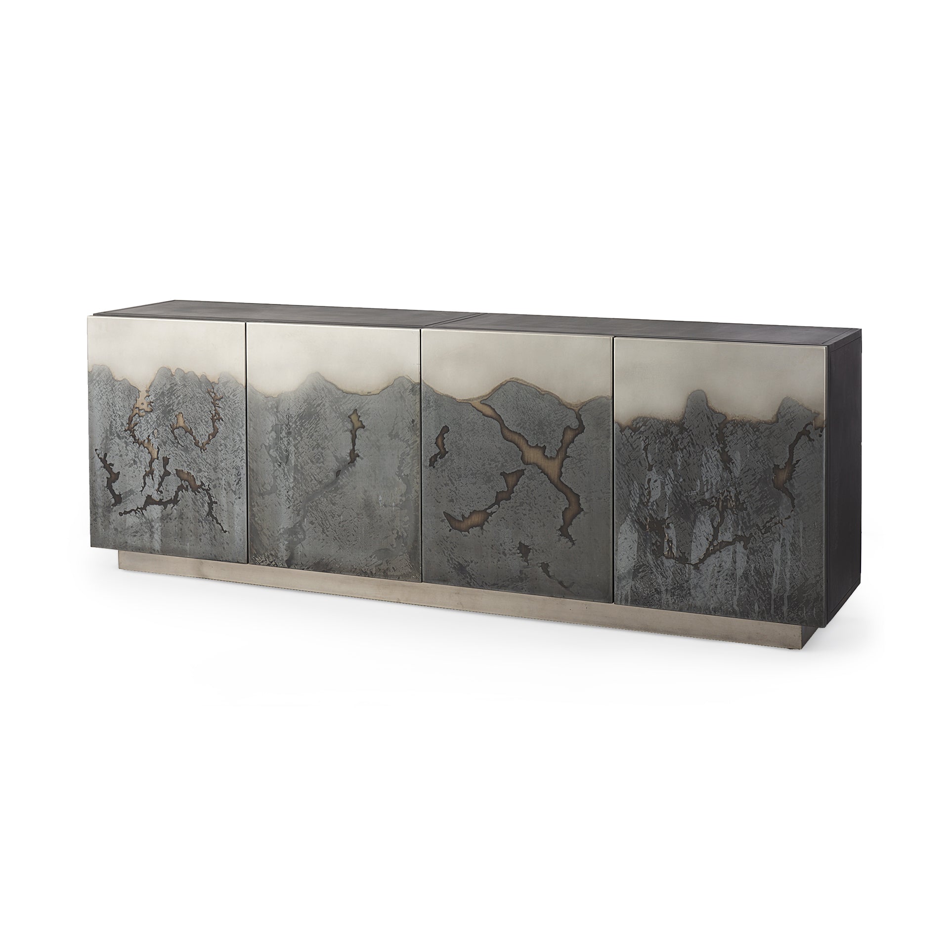 Mercana Roxdale 82" x 18" x 29" Iron Sideboard