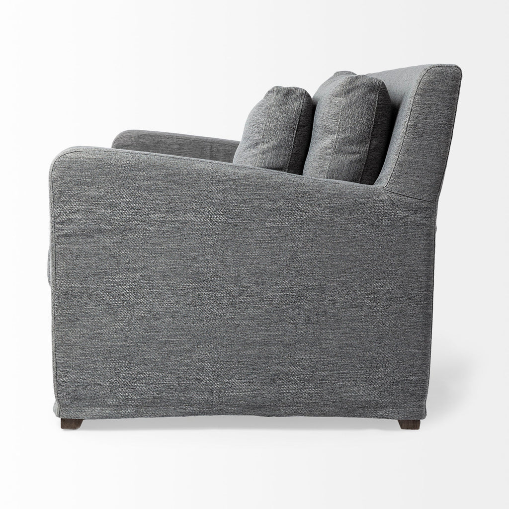 Mercana Denly 38" x 38.3" x 34.5" Fabric Arm Chair