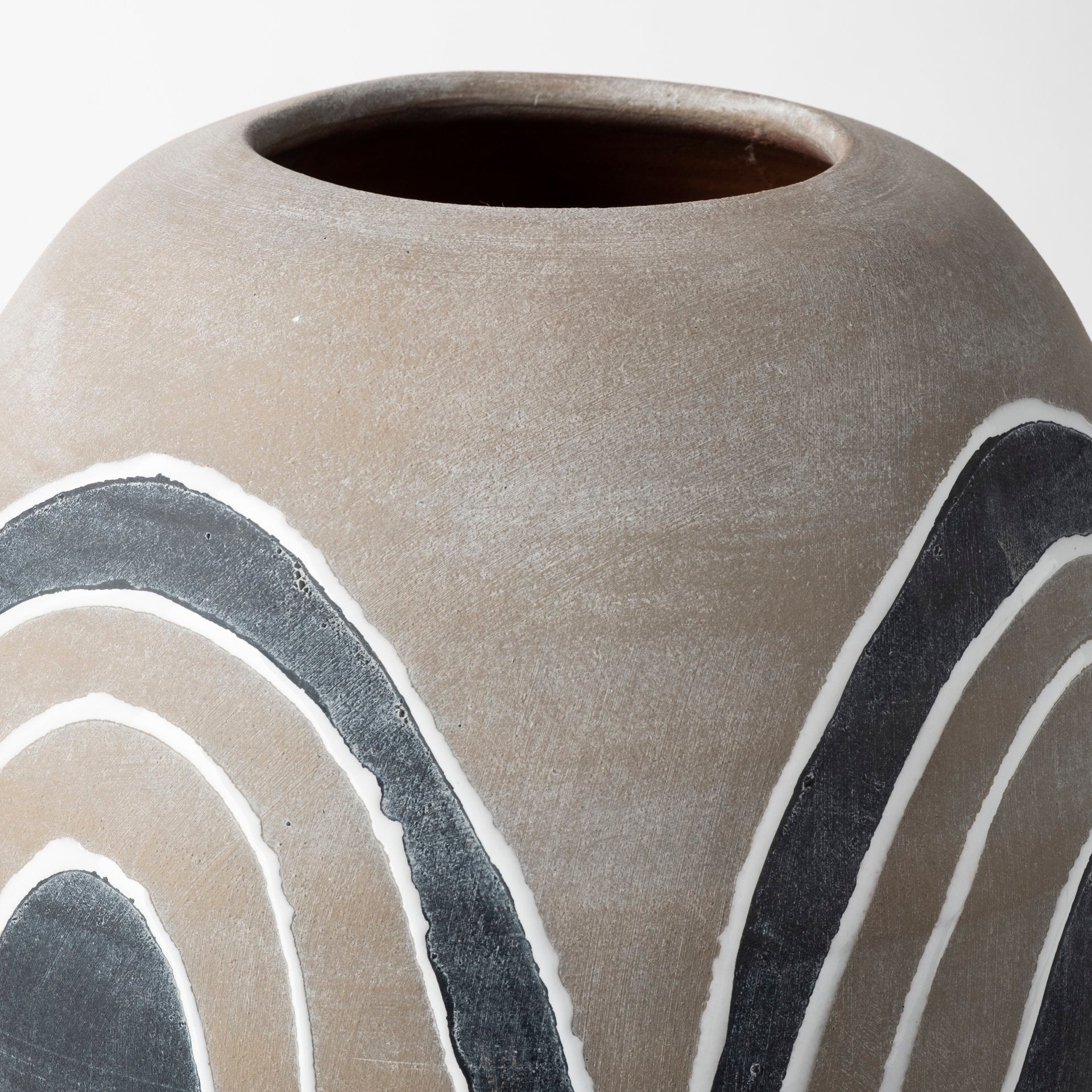 Mercana Cove 10.2" x 10.2" x 9.6" Ceramic Vase