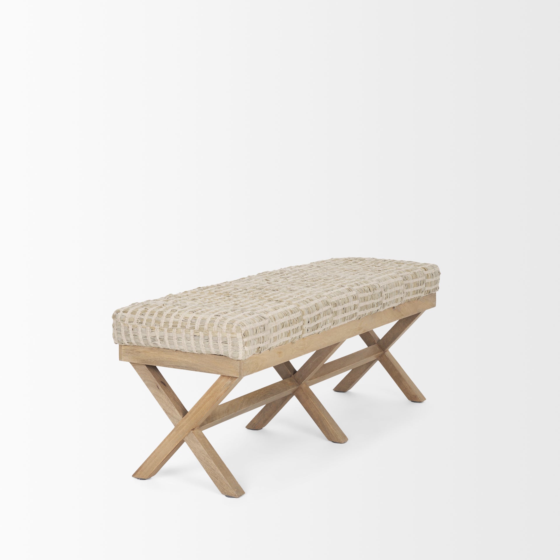 Mercana Solis 50" x 15.8" x 18.8" Solid Wood Bench