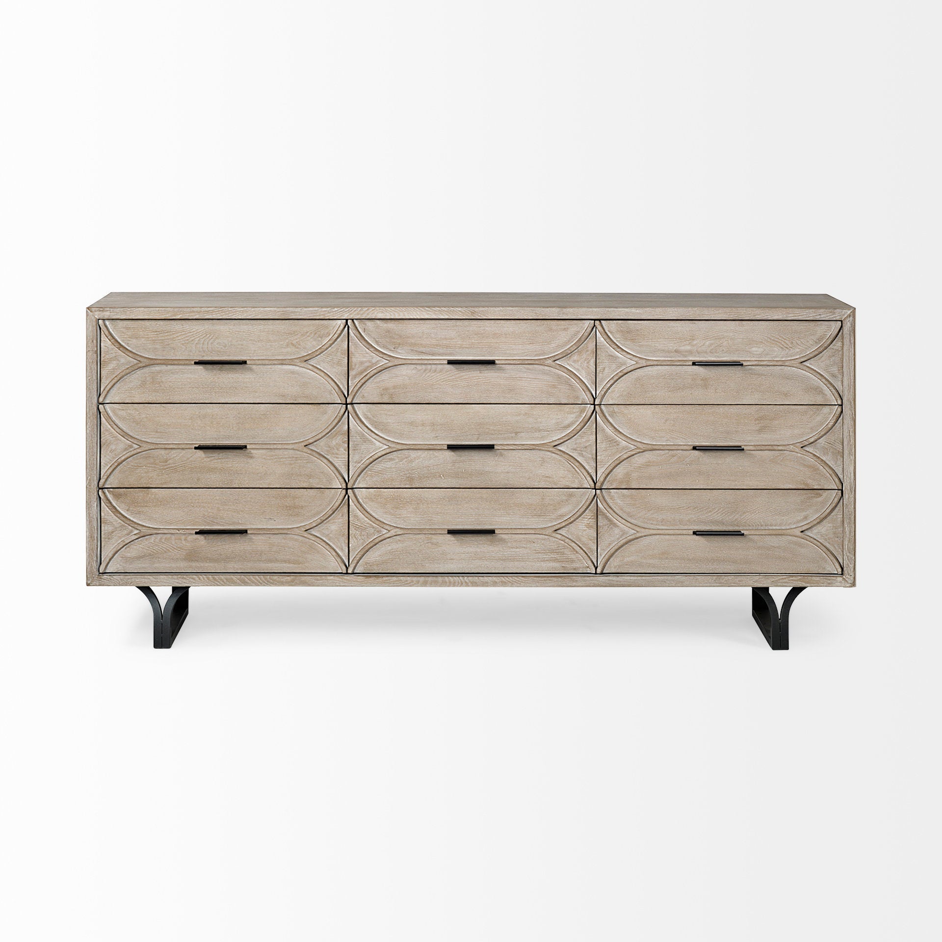 Mercana Giselle 70.1" x 15.9" x 31.9" Solid + Manufactured Wood Sideboard