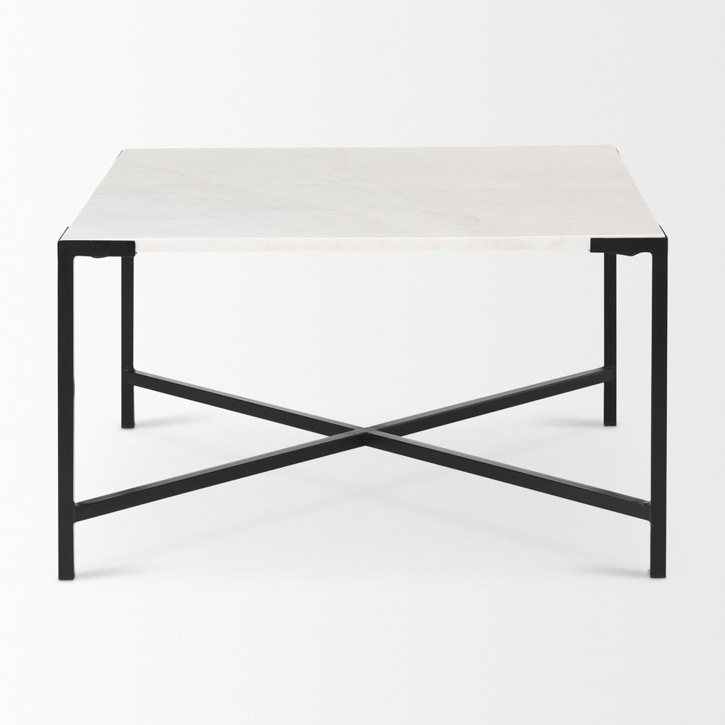 Mercana Lucas 30" x 30" x 17" Metal Coffee Table