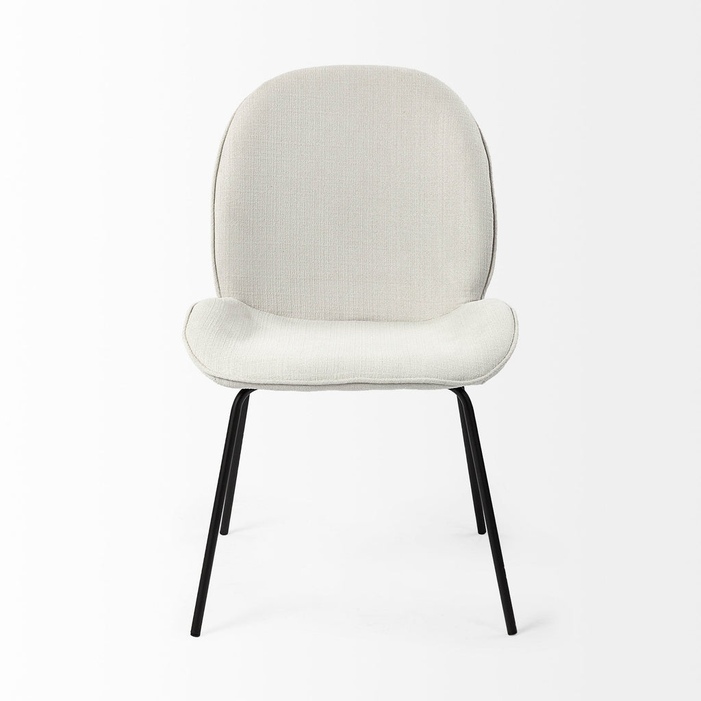 Mercana Inala 21.3" x 25.6" x 34.3" Metal Dining Chair (Set of 2)