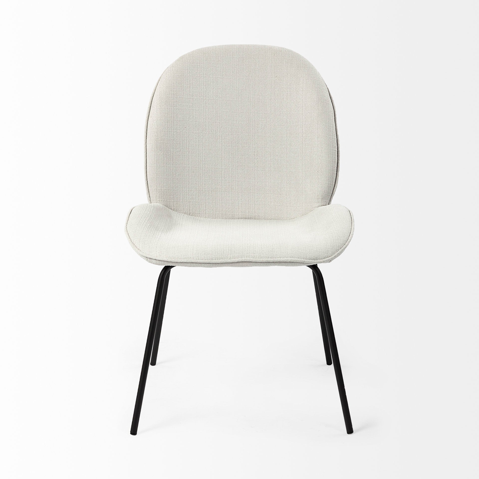 Mercana Inala 21.3" x 25.6" x 34.3" Metal Dining Chair (Set of 2)