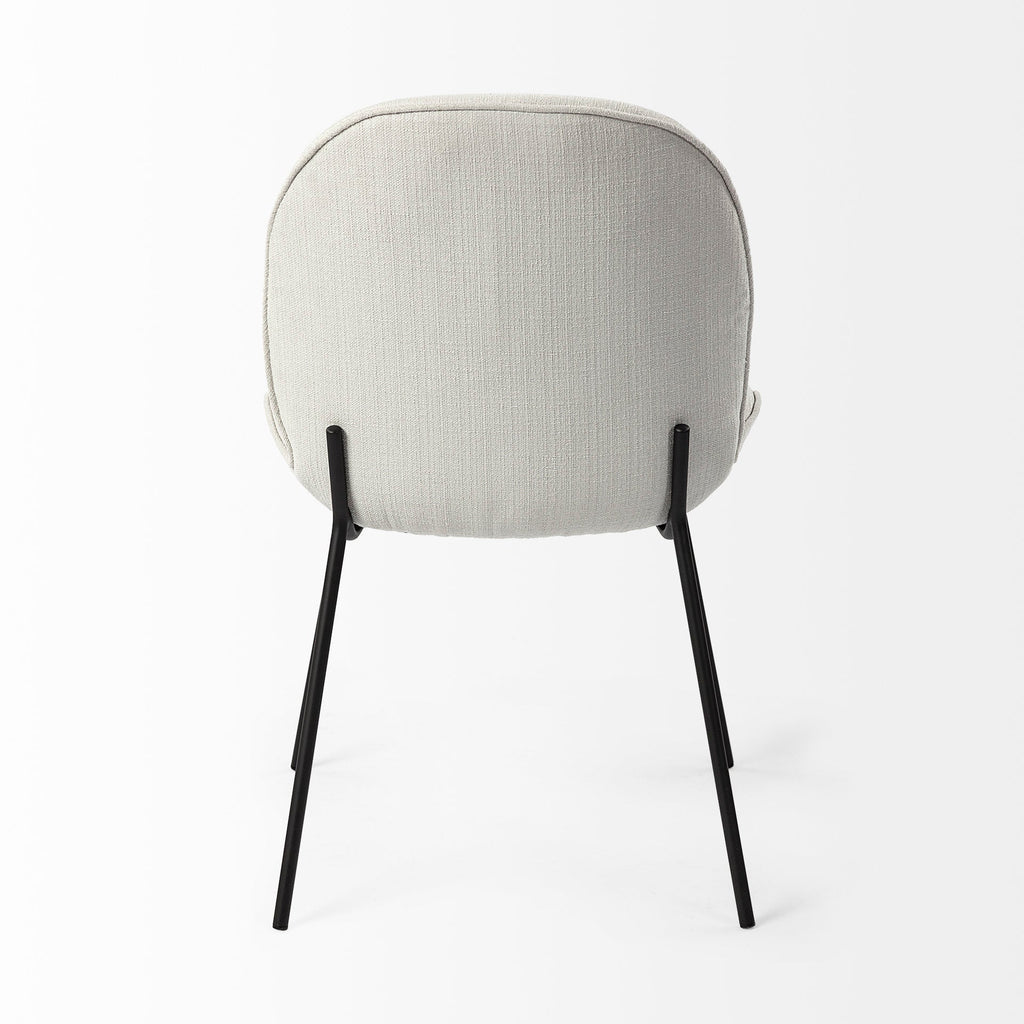 Mercana Inala 21.3" x 25.6" x 34.3" Metal Dining Chair (Set of 2)