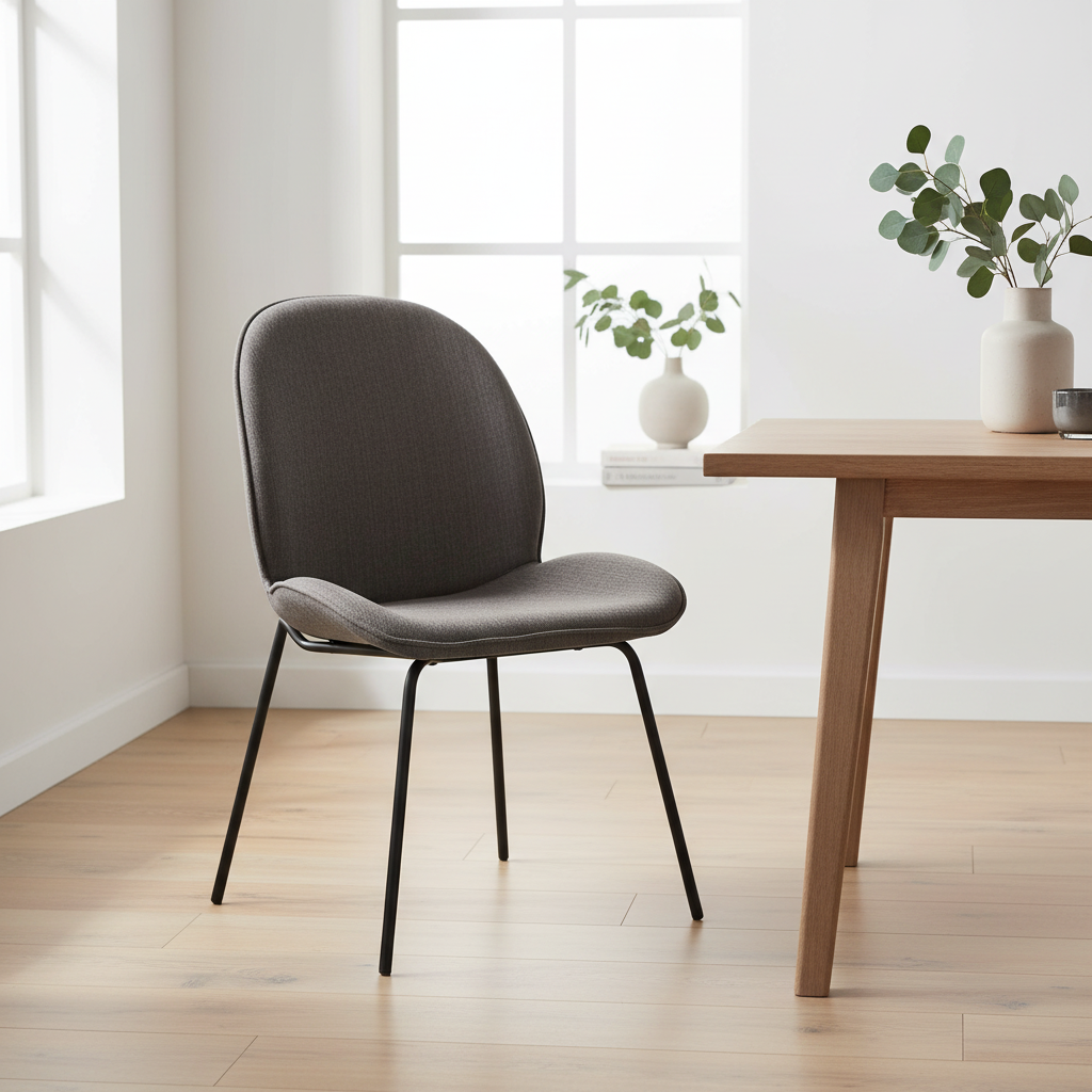 Mercana Inala 21.3" x 25.6" x 34.3" Metal Dining Chair (Set of 2)