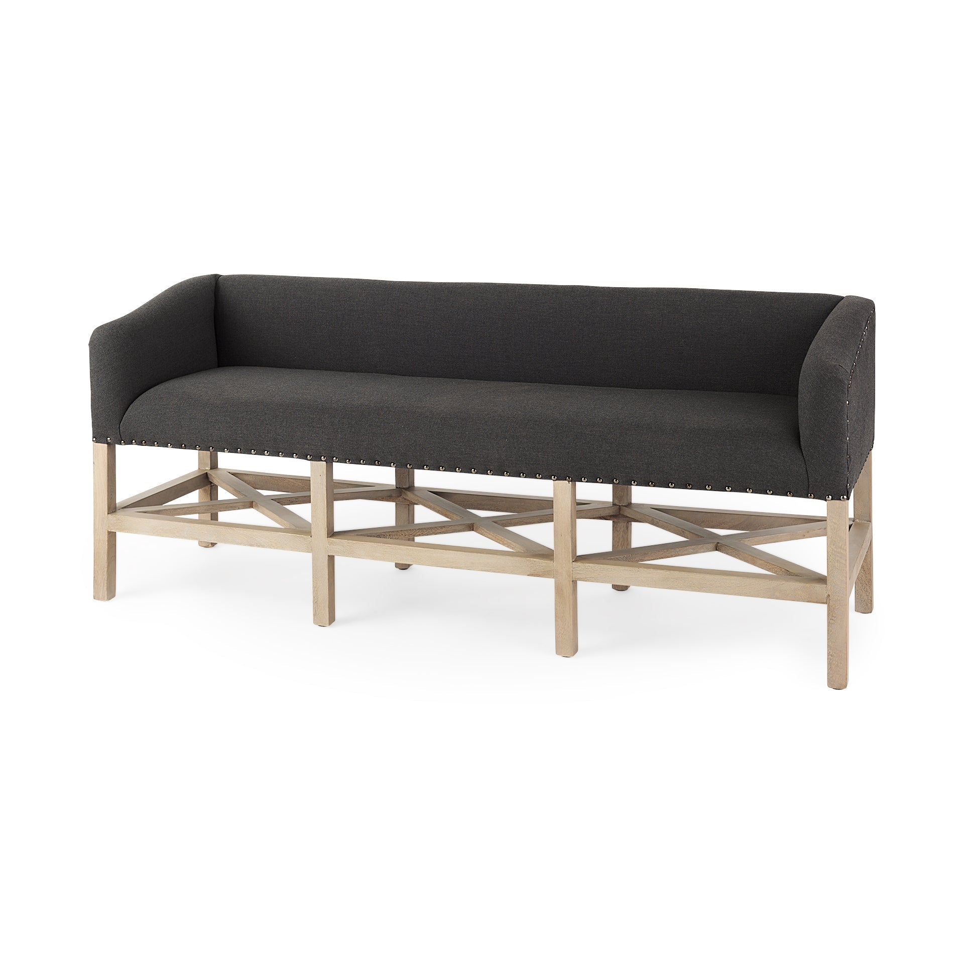 Mercana Bergen 60" x 19" x 25.5" Upholstered Bench