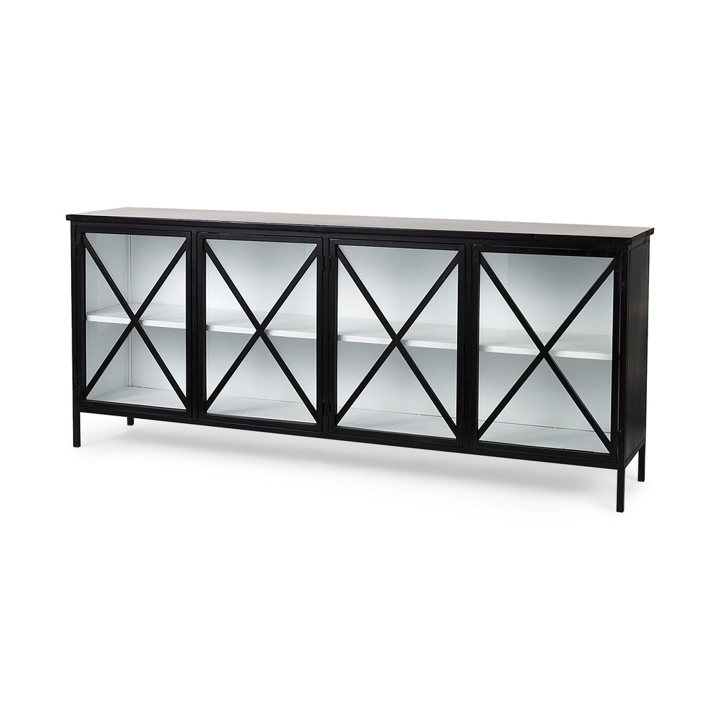 Mercana Aurelia 79" x 16" x 33" Iron Sideboard