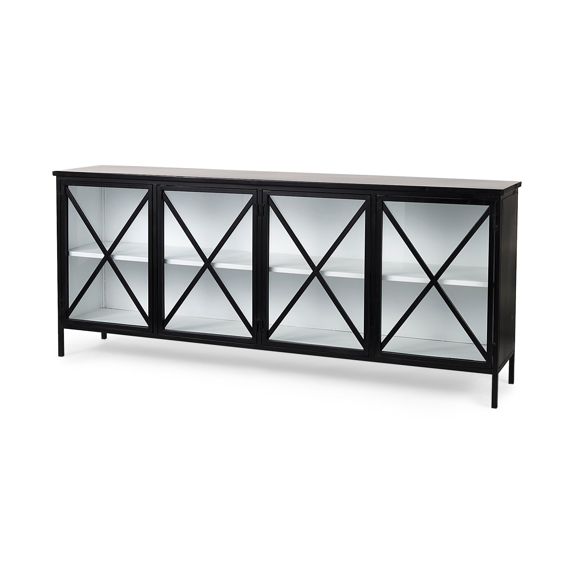 Mercana Aurelia 79" x 16" x 33" Iron Sideboard