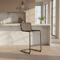 Mercana Berbick 20.5" x 24.8" x 43" Leather Stool