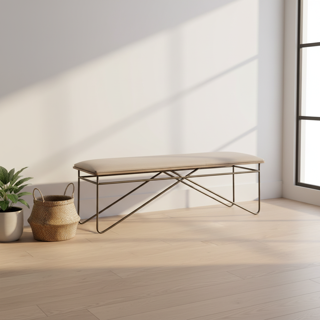 Mercana Camille 55.5" x 16" x 17" Bench