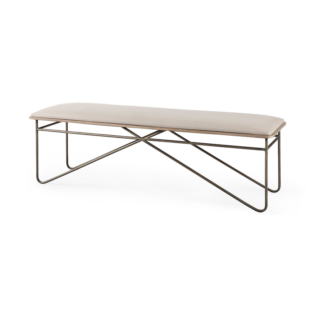 Mercana Camille 55.5" x 16" x 17" Bench