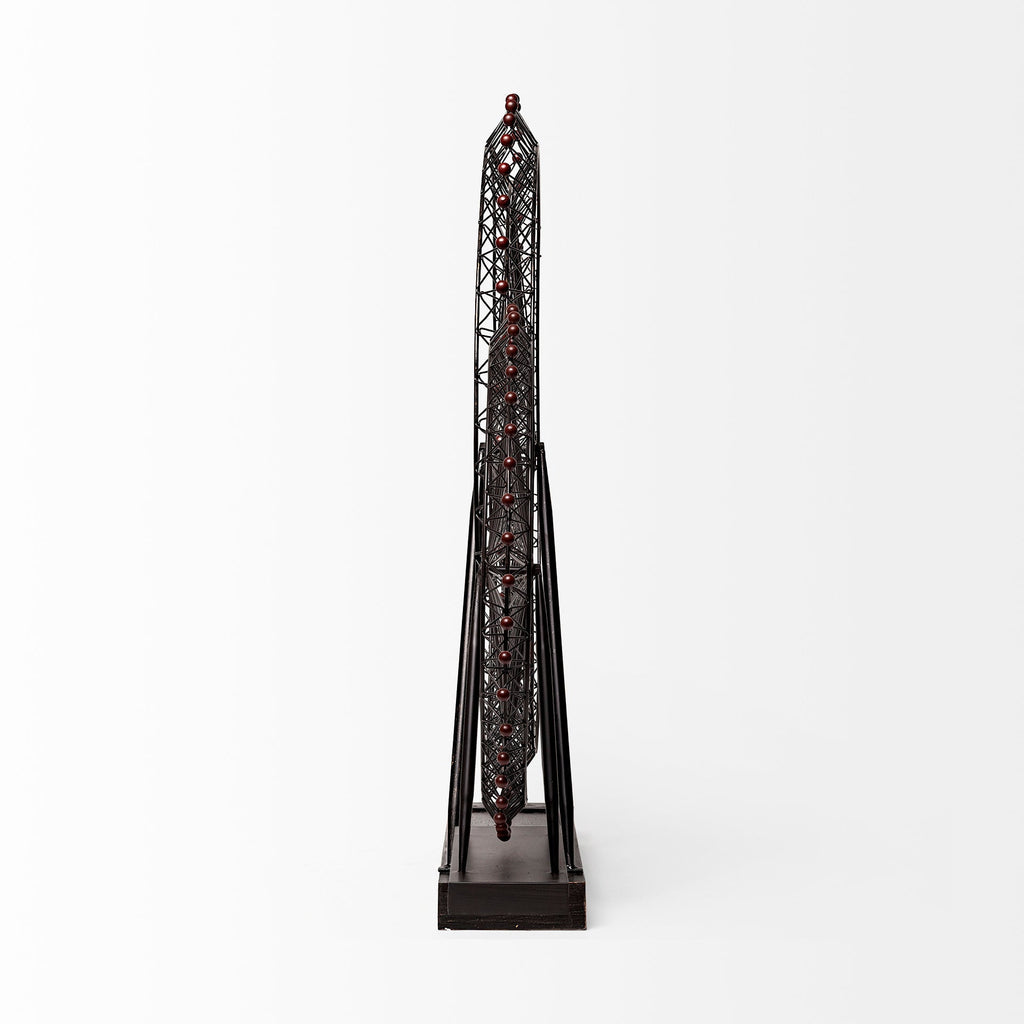 Mercana London 5" x 28.7" x 31.9" Metal Decorative Object