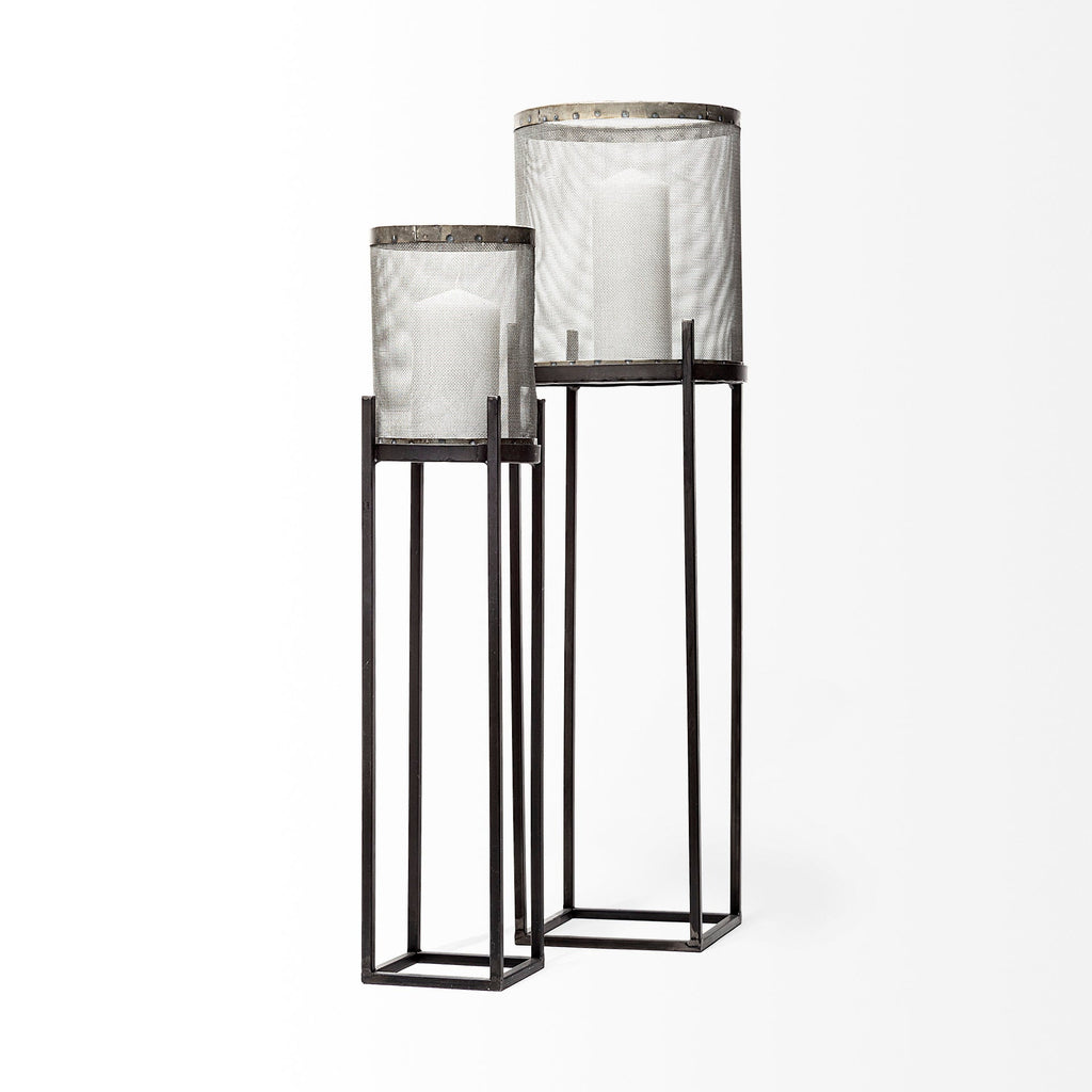 Mercana Steen 10" x 10" x 31" Lantern