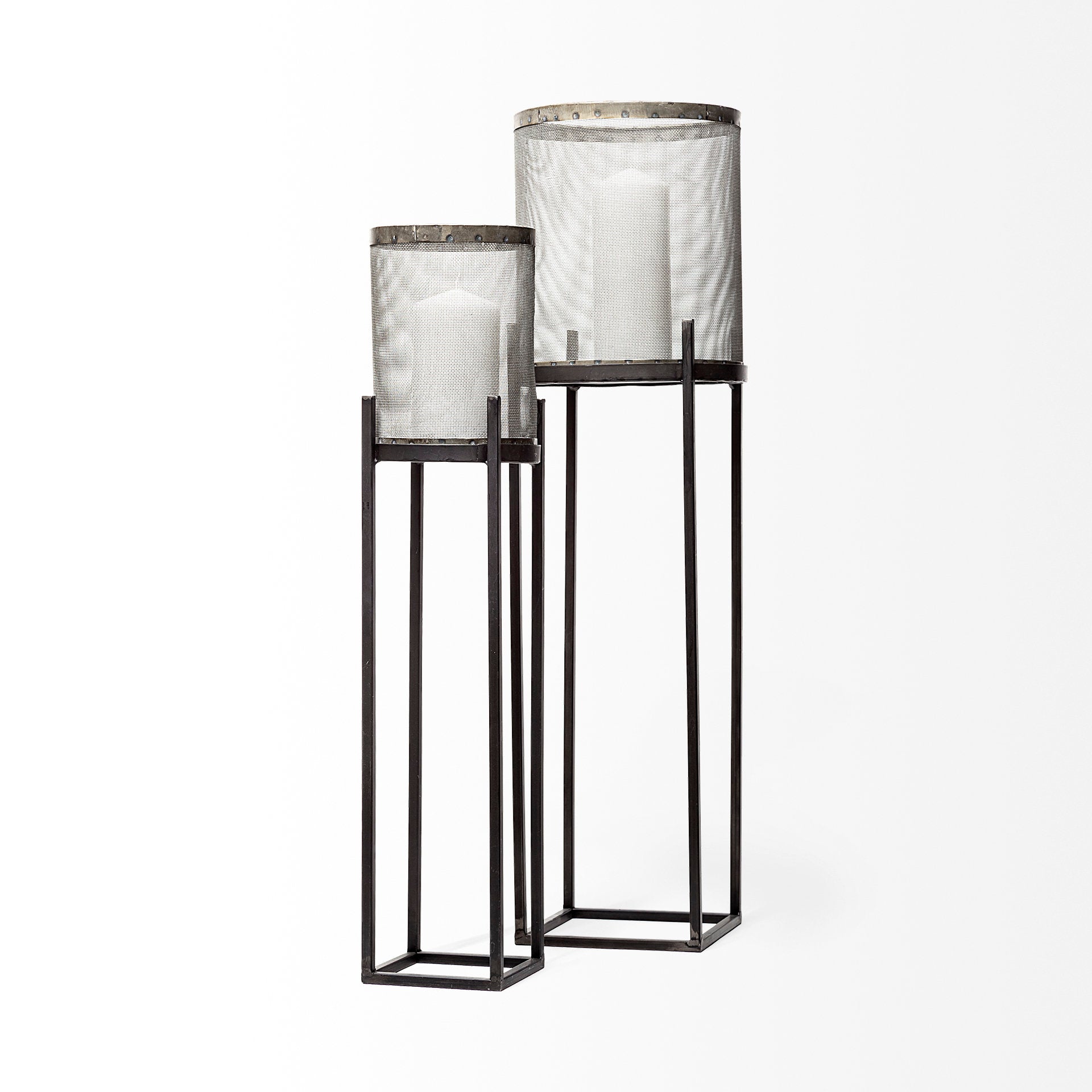 Mercana Steen 10" x 10" x 31" Lantern
