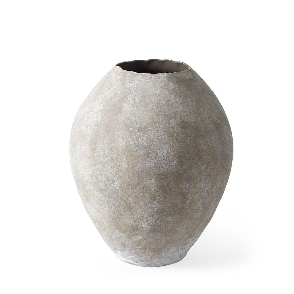 Mercana Gobi 19.7" x 19.7" x 23.4" Ceramic Floor Vase