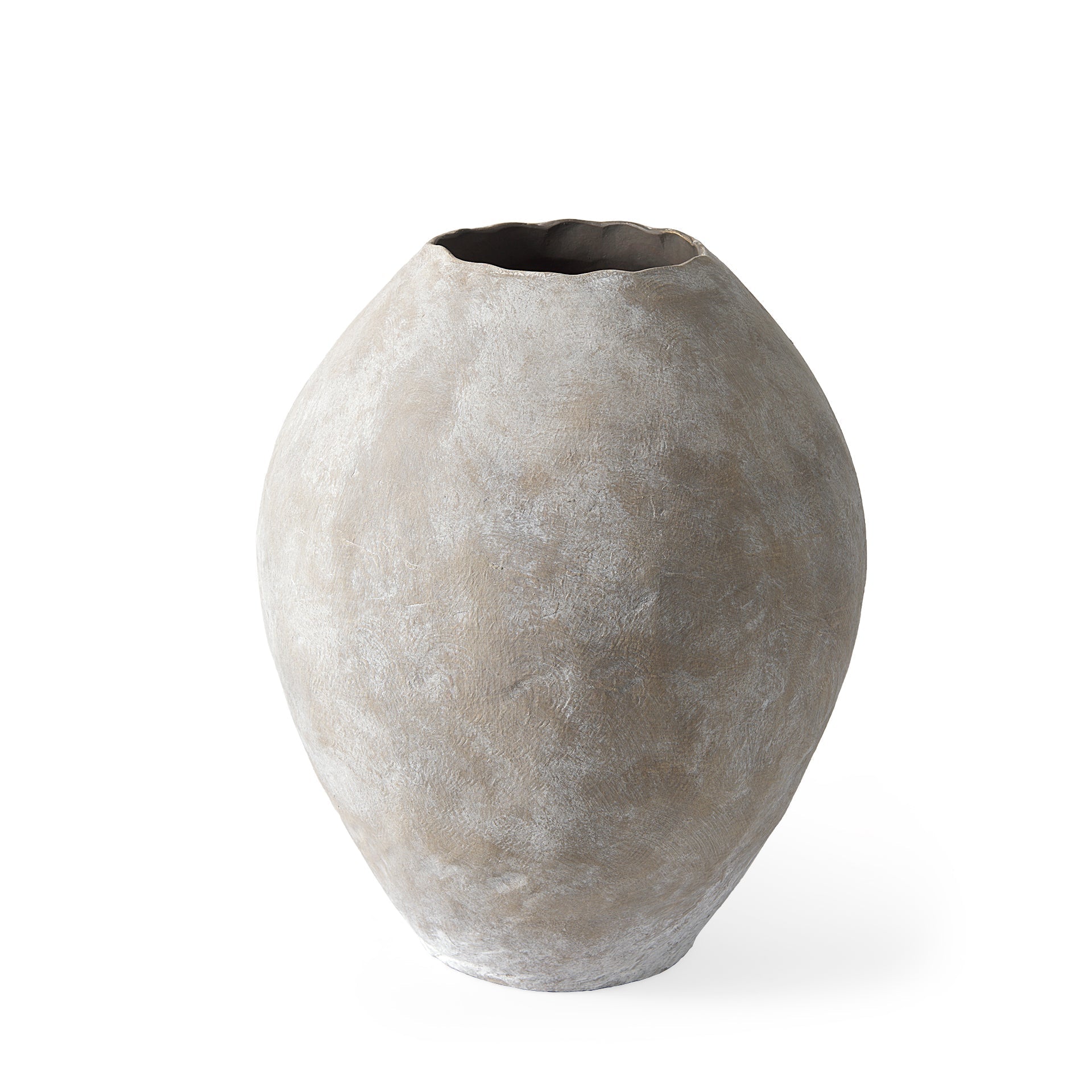 Mercana Gobi 19.7" x 19.7" x 23.4" Ceramic Floor Vase