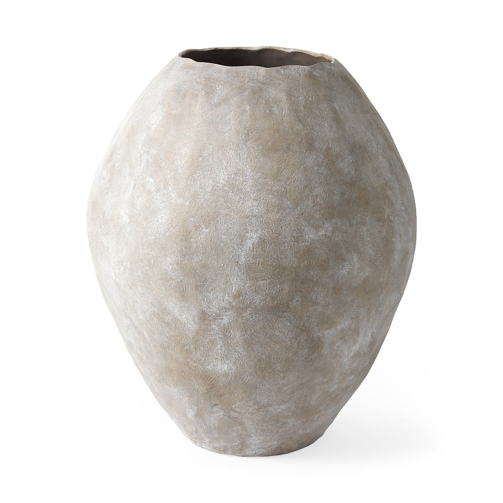 Mercana Gobi 23.4" x 23.4" x 27.6" Ceramic Floor Vase