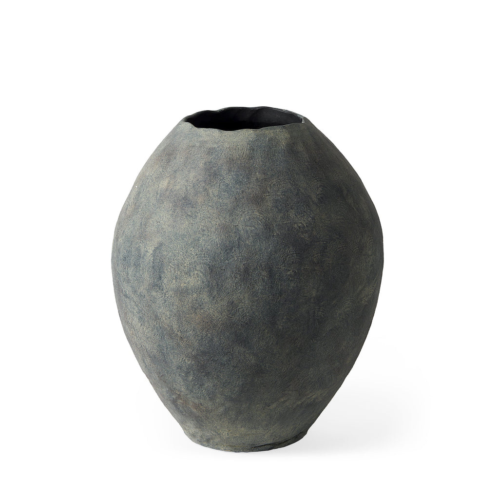 Mercana Gobi 16.1" x 16.1" x 19.7" Ceramic Floor Vase