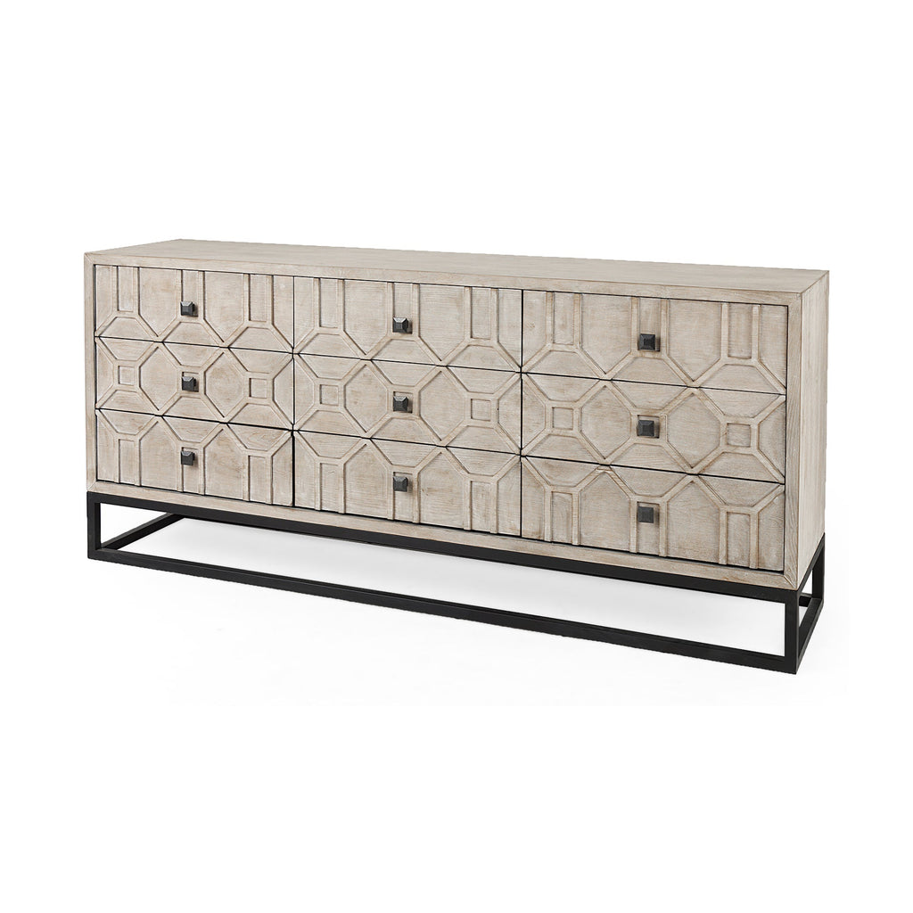 Mercana Genevieve 70.1" x 15.7" x 30.9" Solid + Manufactured Wood Sideboard