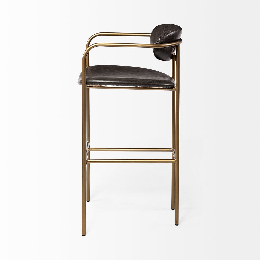 Mercana Parker 21.3" x 20.9" x 40" Metal Stool