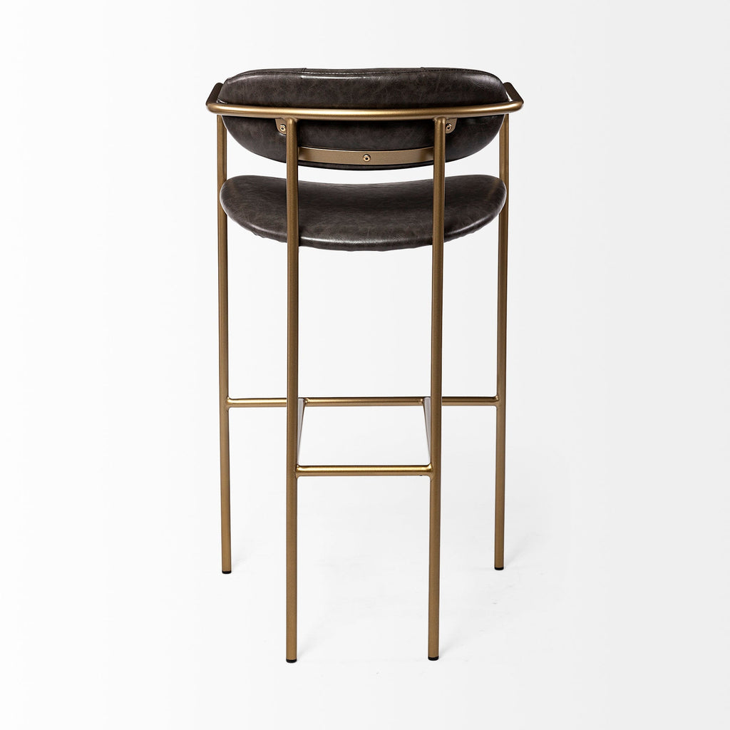 Mercana Parker 21.3" x 20.9" x 40" Metal Stool