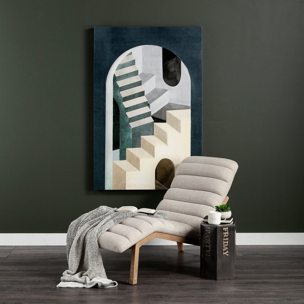 Mercana Pierre 24.4" x 54.3" x 33.5" Chaise Lounge