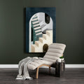 Mercana Pierre 24.4" x 54.3" x 33.5" Chaise Lounge