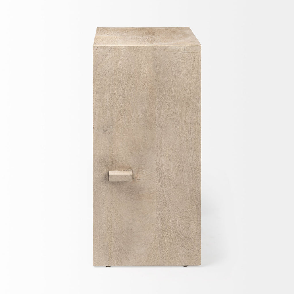 Mercana Aida 18.5" x 14" x 30" Solid Wood Stool
