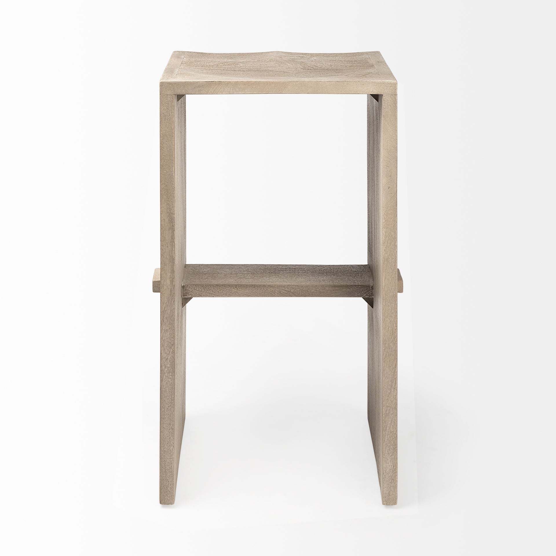Mercana Aida 18.5" x 14" x 30" Solid Wood Stool