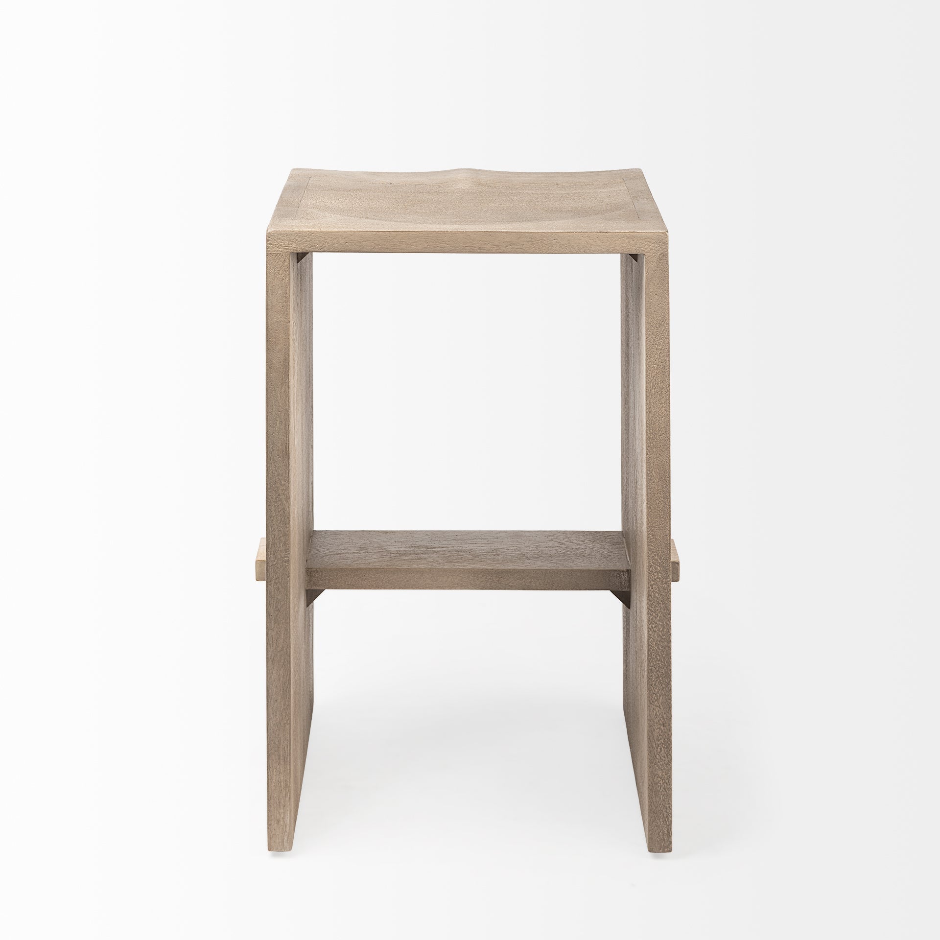 Mercana Aida 18.5" x 14" x 26" Solid Wood Stool