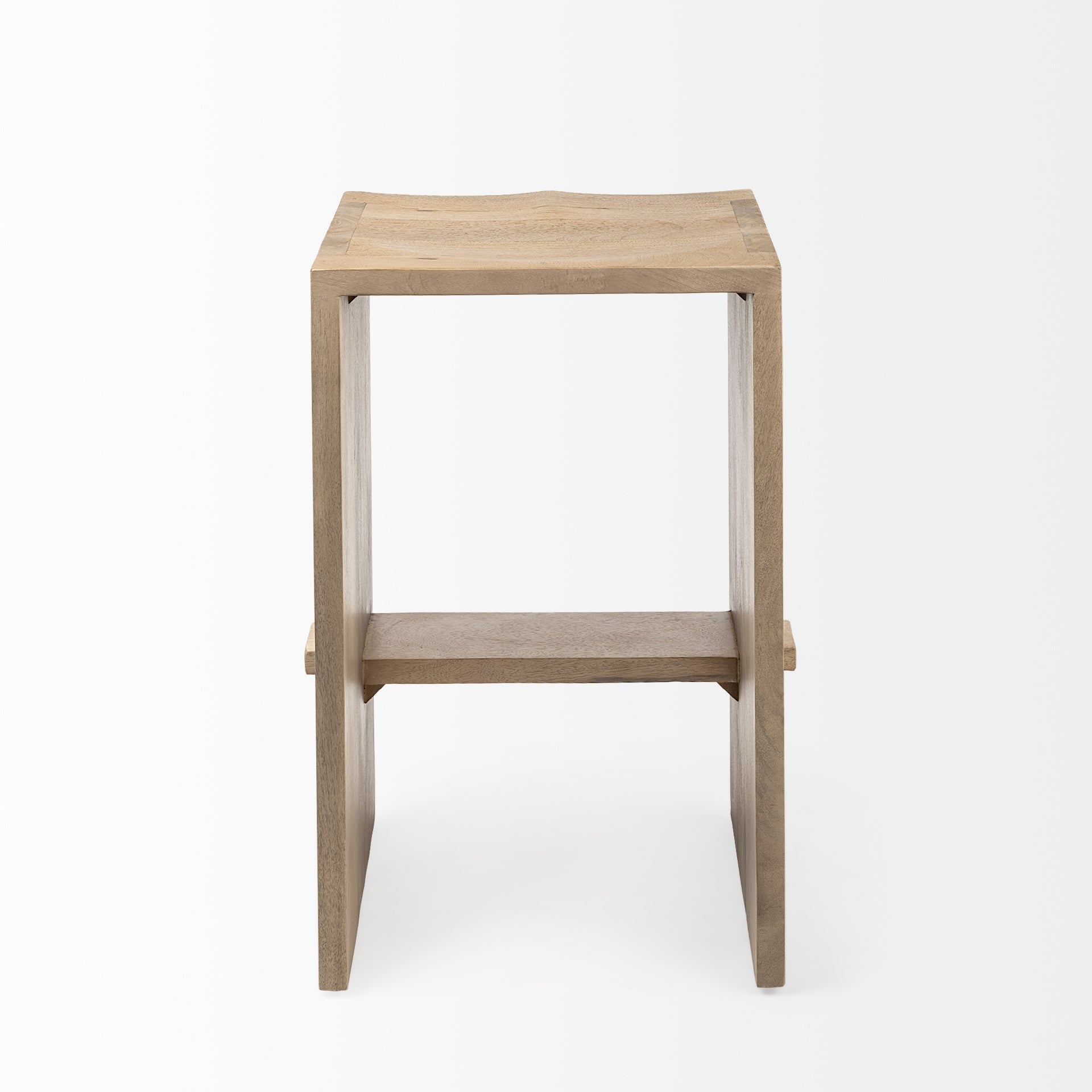 Mercana Aida 18.5" x 14" x 26" Solid Wood Stool