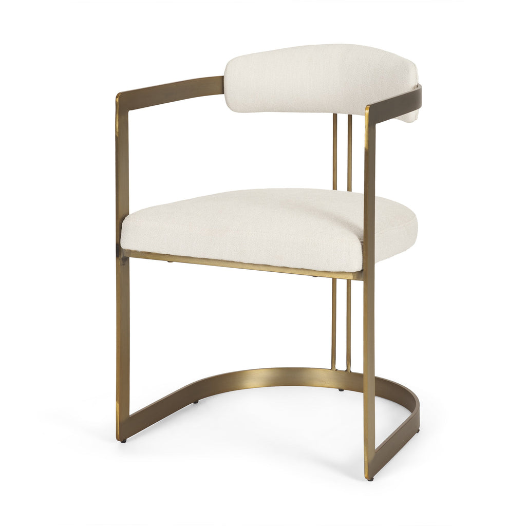 Mercana Hollyfield 20.5" x 21.3" x 29.5" Metal Dining Chair