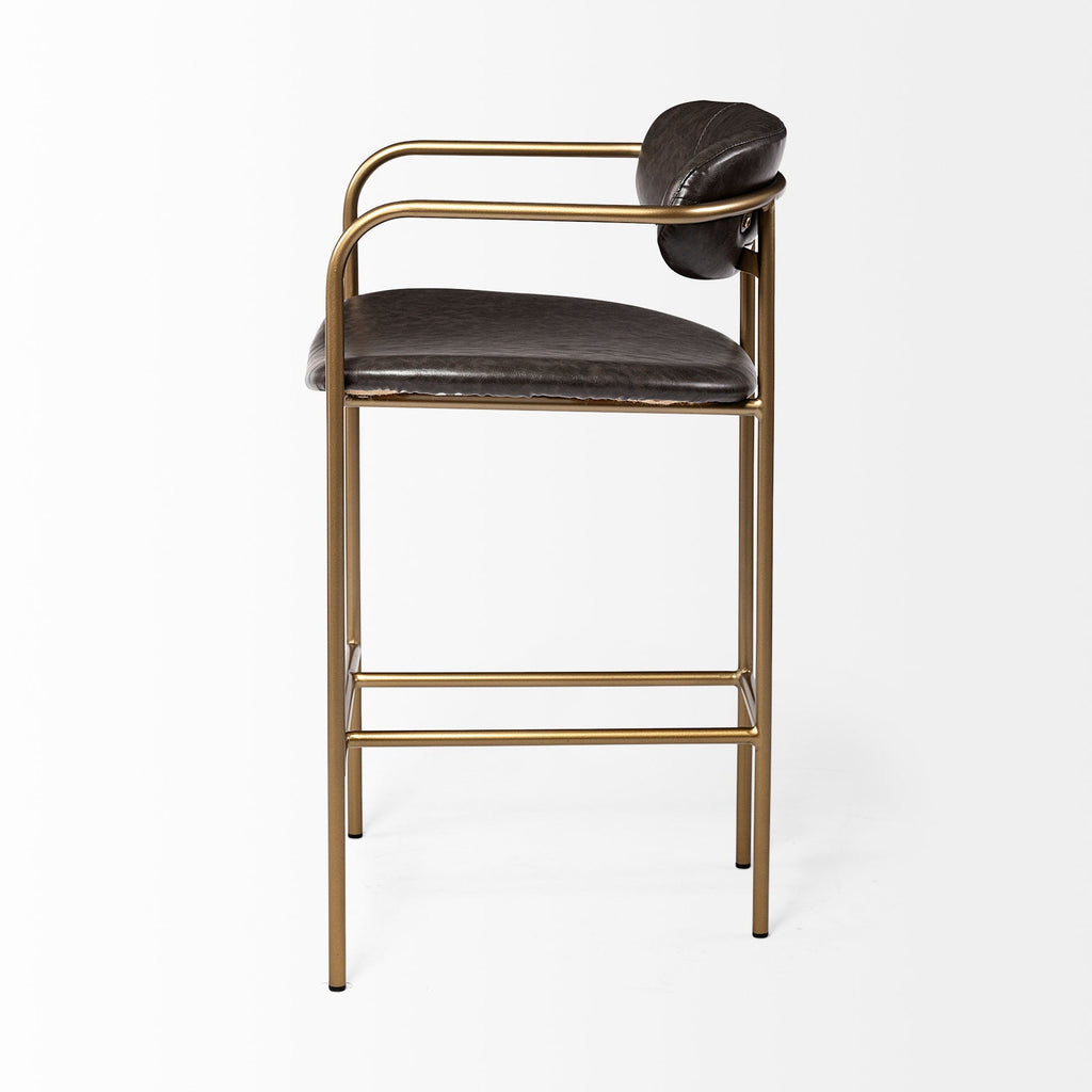 Mercana Parker 21.3" x 20.9" x 36" Metal Stool