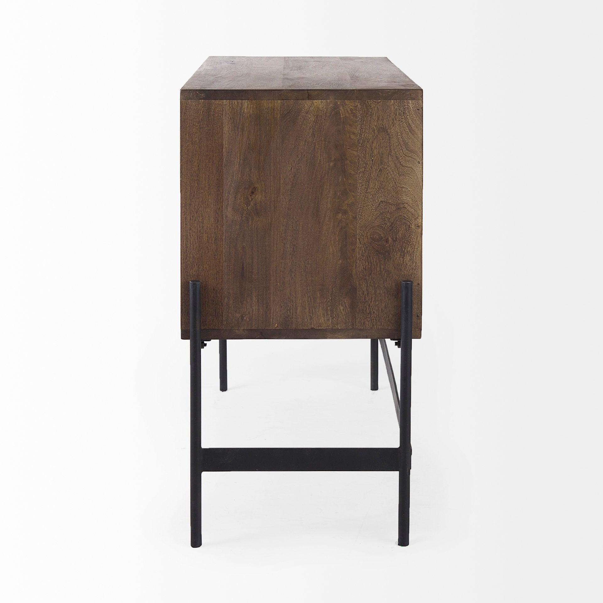 Mercana Glenn 37.5" x 16" x 30" Iron,Solid Wood Accent Cabinet