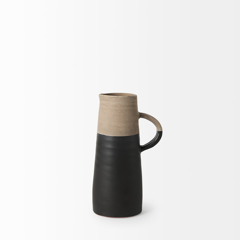 Mercana Garand 6.3" x 4.5" x 10.2" Ceramic Jug Vase